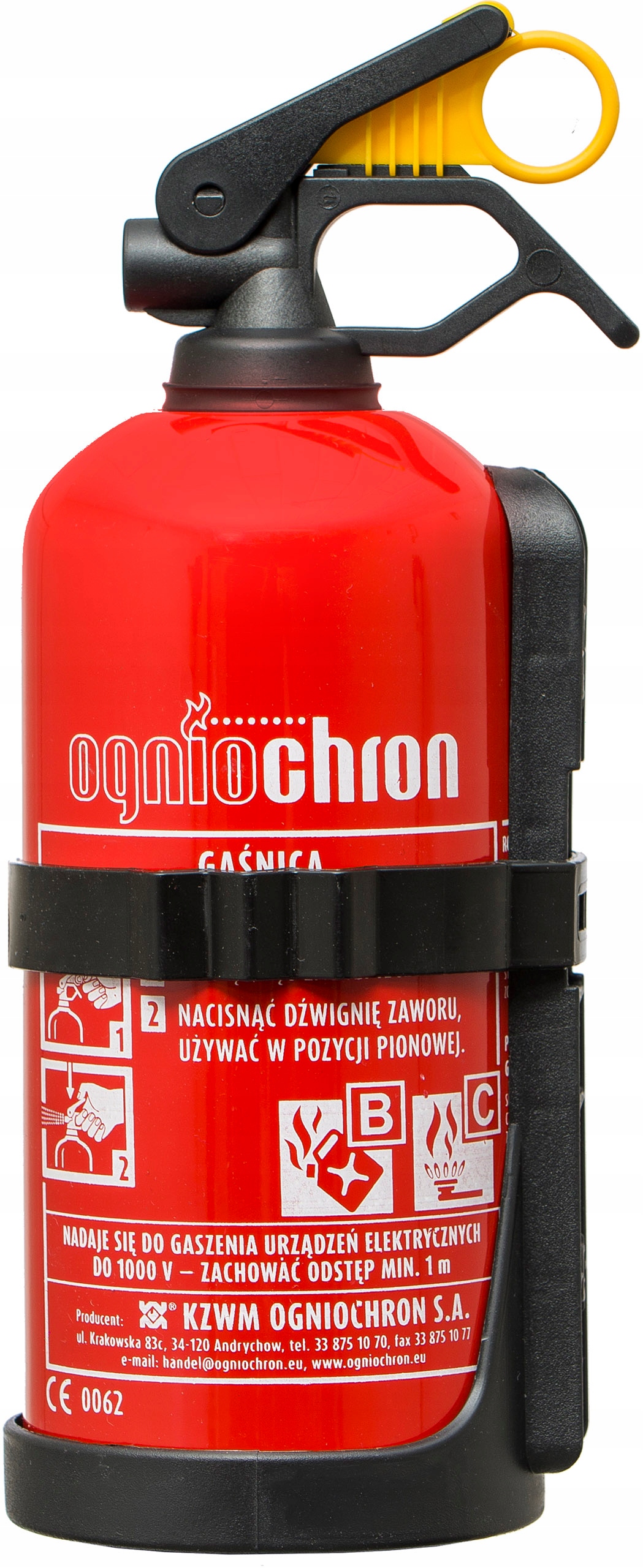 

Gaśnica proszkowa GP1 z Bc z wieszakiem