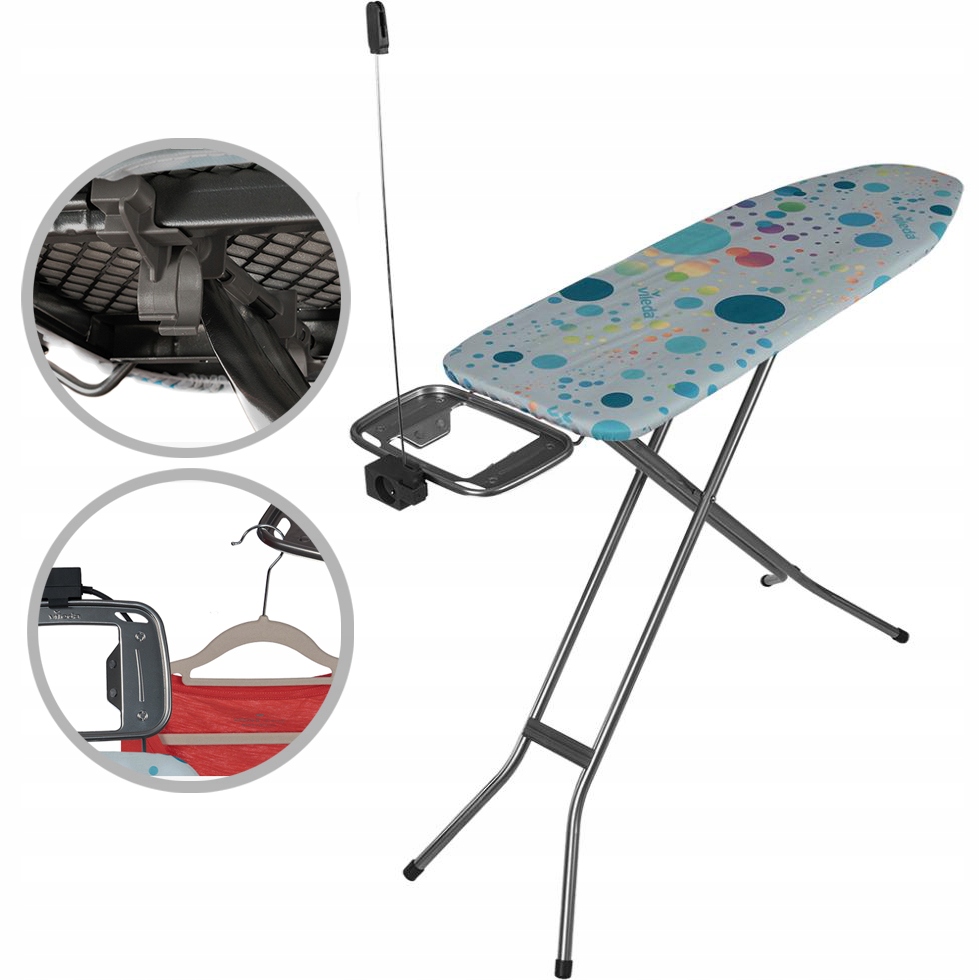 Žehlicí Prkno Vileda Star Plus S Skládací Zásuvkou 120 x 38 cm