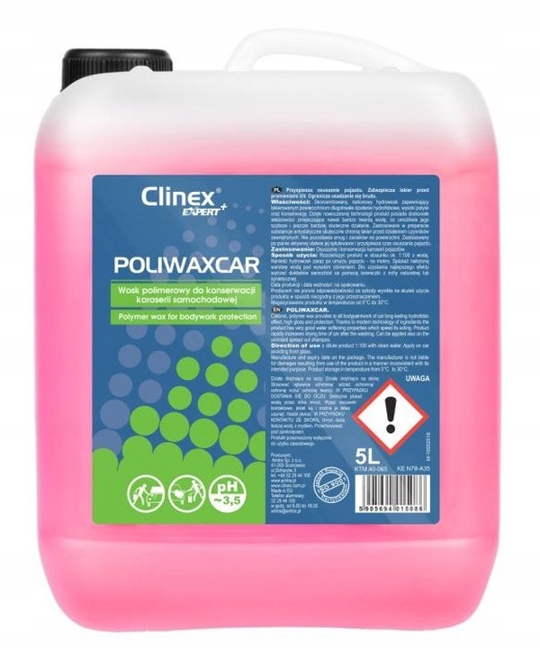 Clinex Poliwax Autovosk 5L Clinex Expert+
