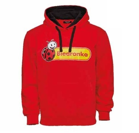 

Bluza męska z kapturem Fan Biedronka *M