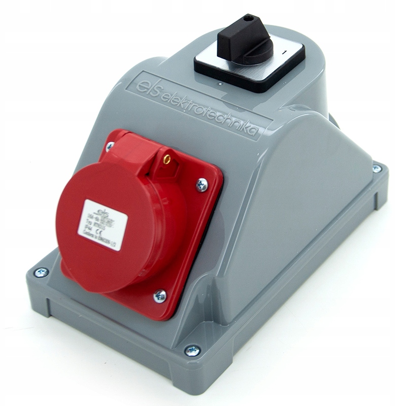 Rozvaděč Sada Silových Zásuvek 32A S Vypínačem 0-1 Combopol Polský