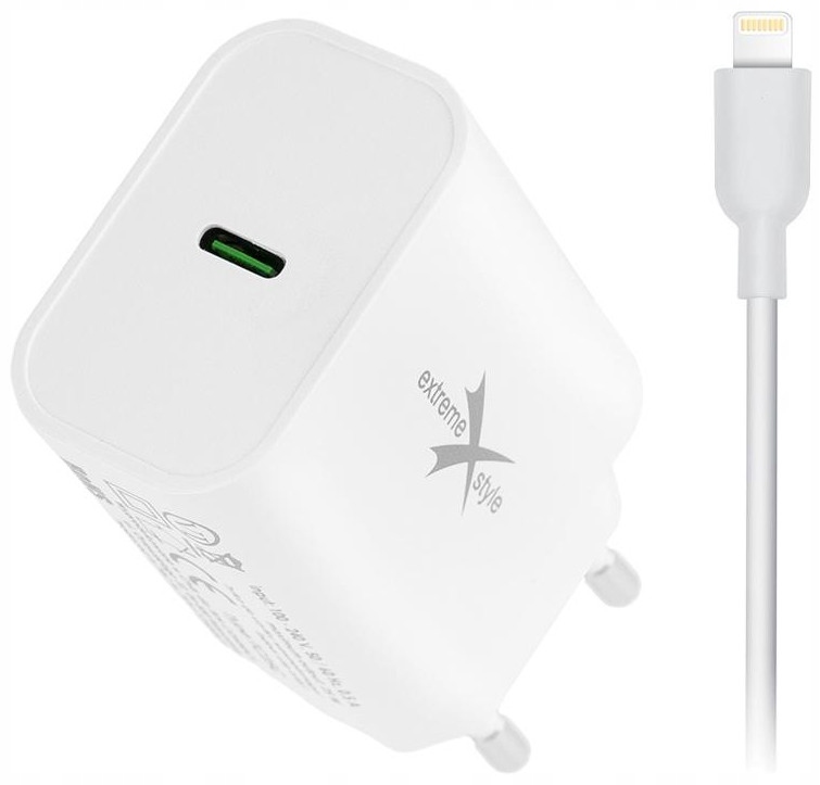 Ładowarka sieciowa USB-C FAST +kabel Lightning 25W