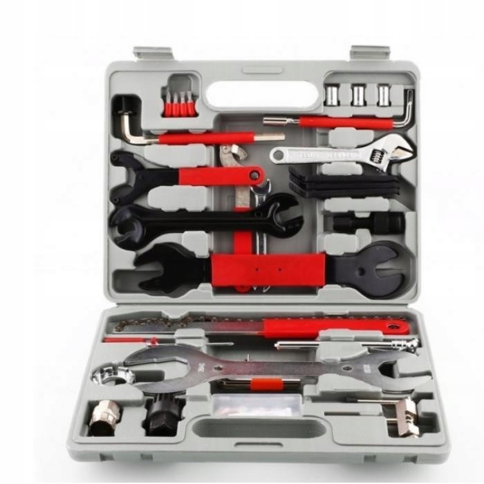 Zestaw do naprawy roweru Roxar walizka, warsztat 44 elementy