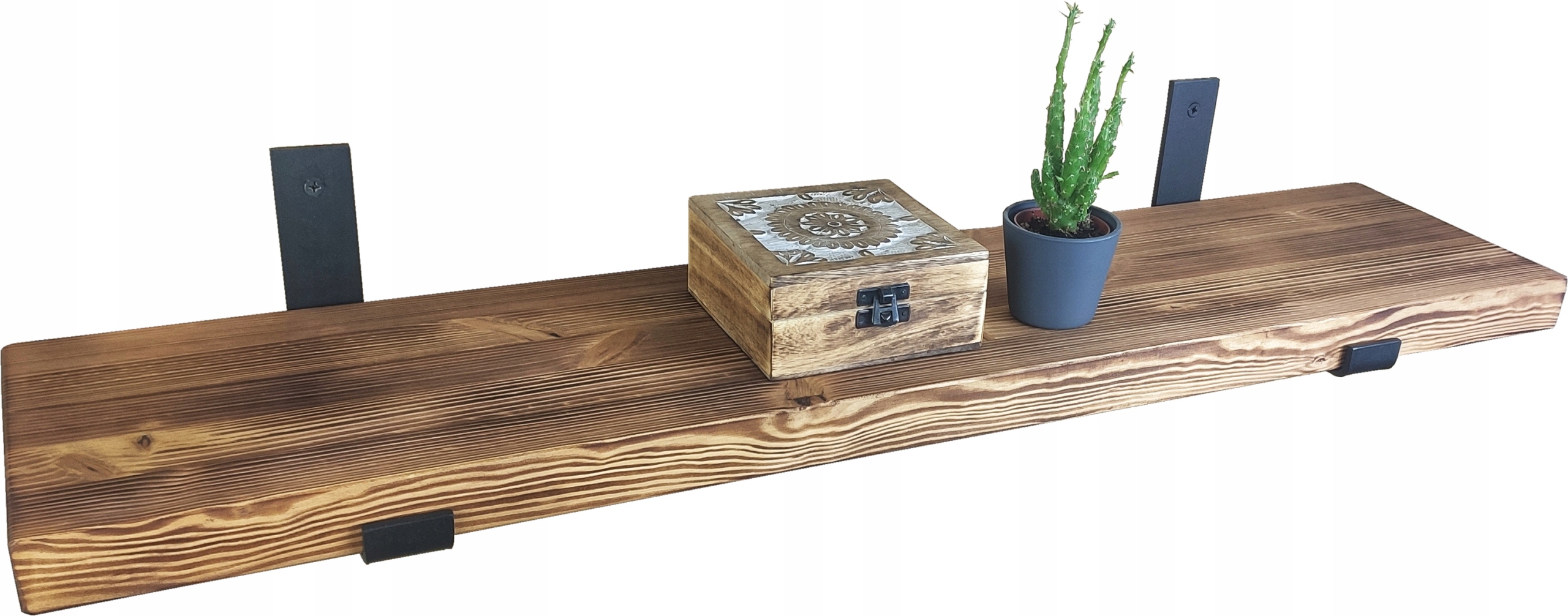 Silná nástěnná police Loft 40 cm x 20 cm Industrial