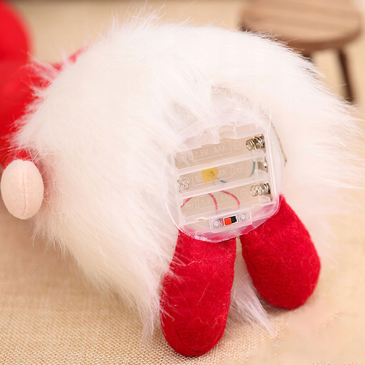 SKRZAT KRASNAL PREZENT NA ŚWIĘTA ŚWIECĄCY LED 36 Szerokość produktu 10 cm