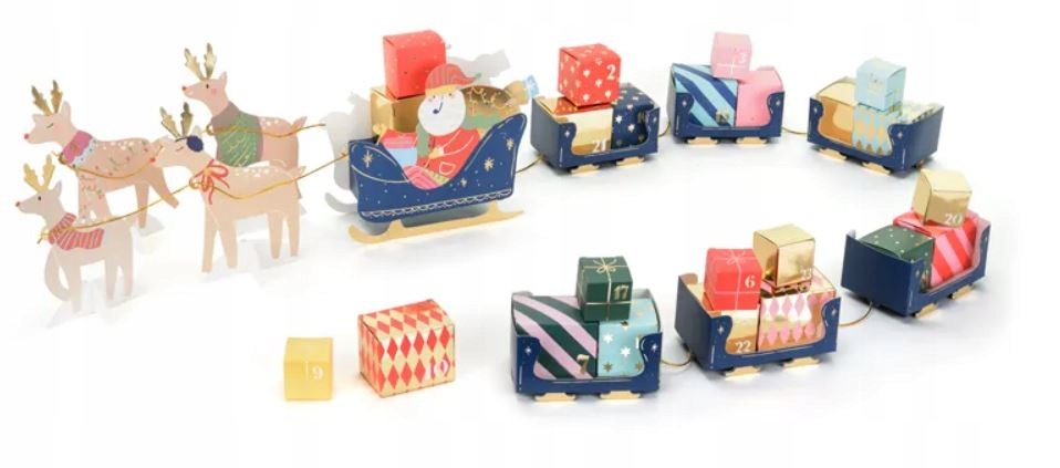 KALENDARZ ADWENTOWY DLA DZIECI ZAPRZĘG MIKOŁAJA