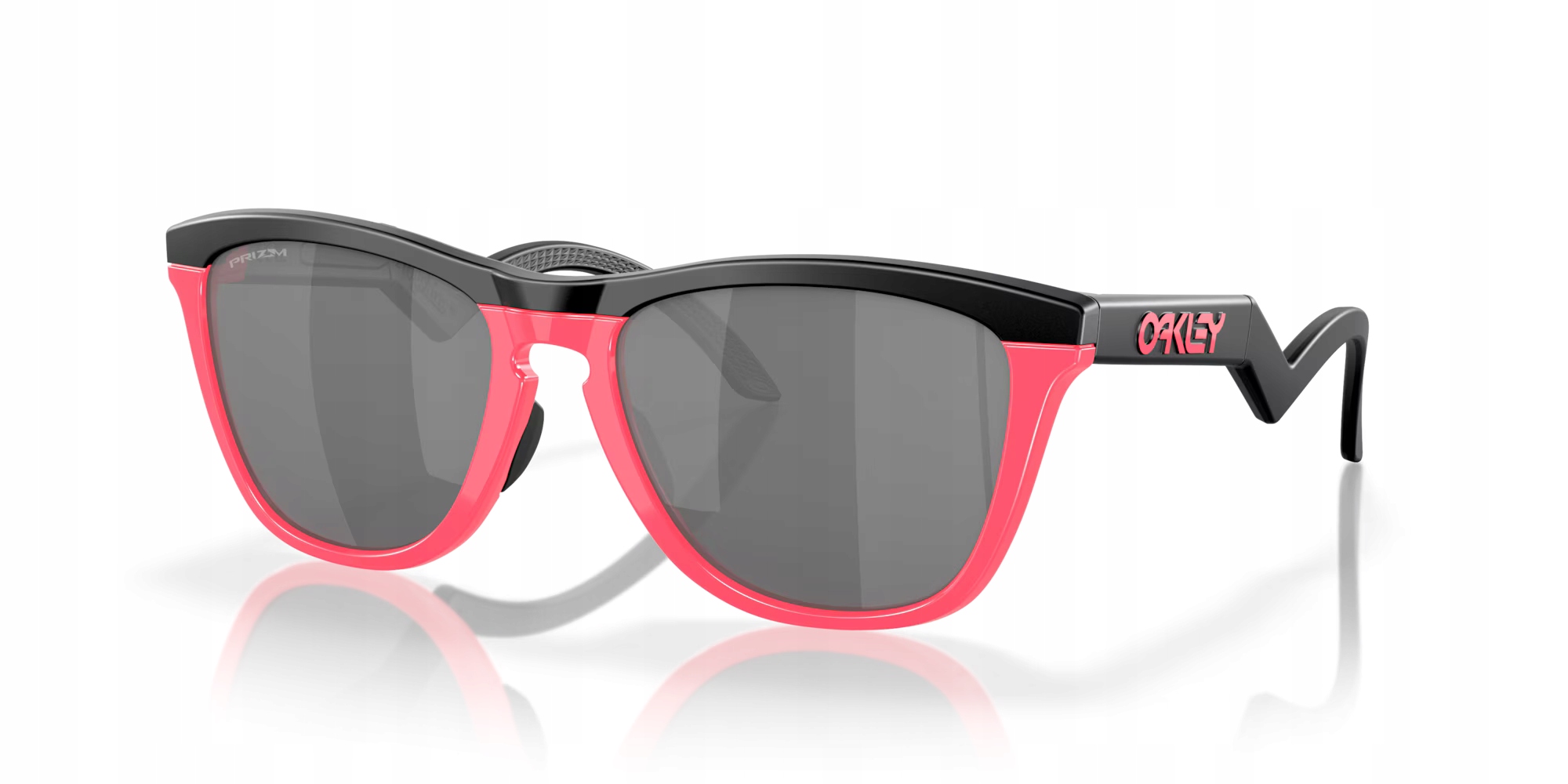 Brýle Oakley Frogskins Hybrid Matte Black/neon Pink, Prizm Black