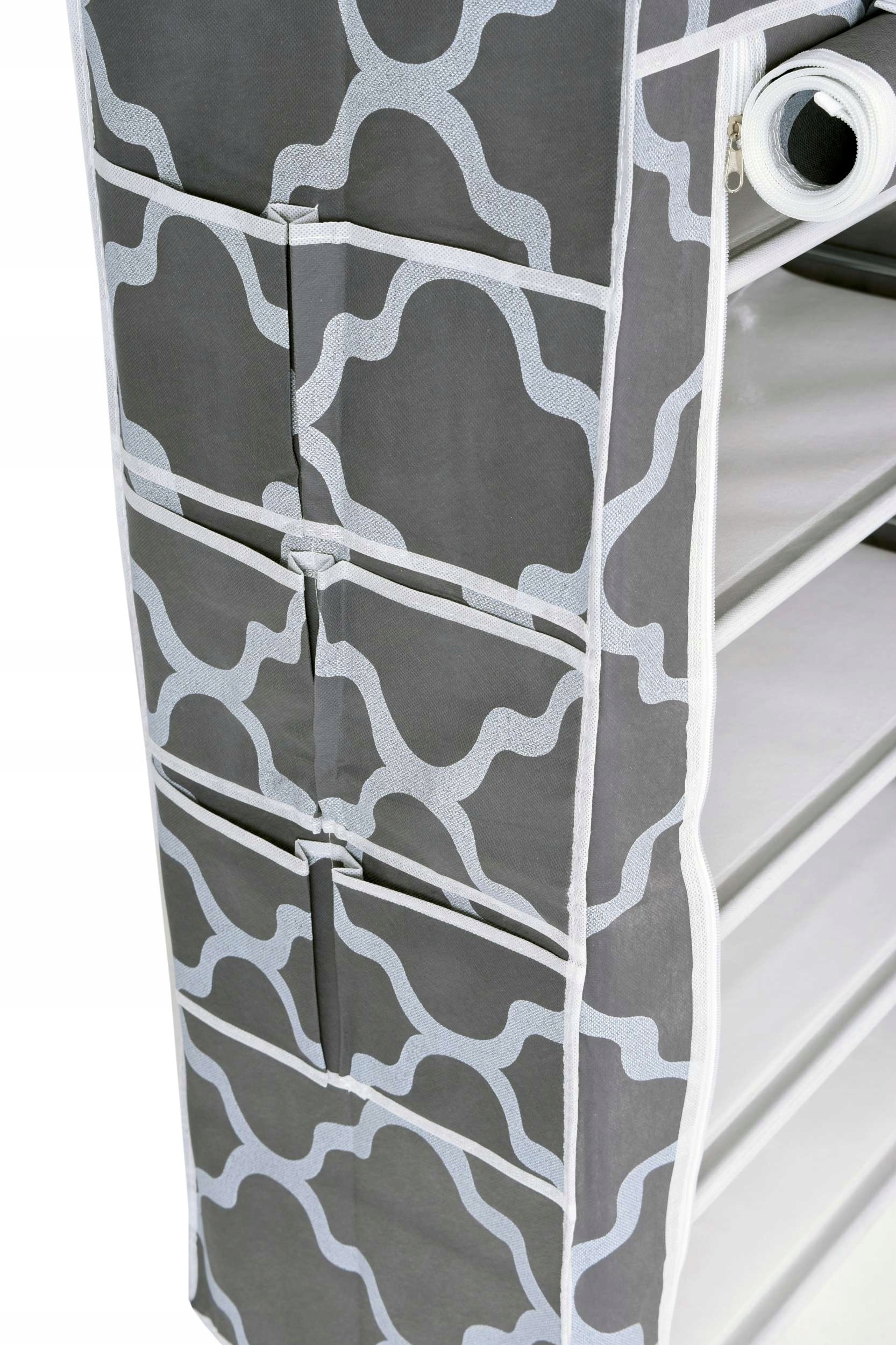 SZAFKA TEKSTYLNA NA BUTY OBUWIE PÓŁKA REGAŁ STOJAK ORGANIZER GARDEROBA Typ drzwi Żaluzjowe