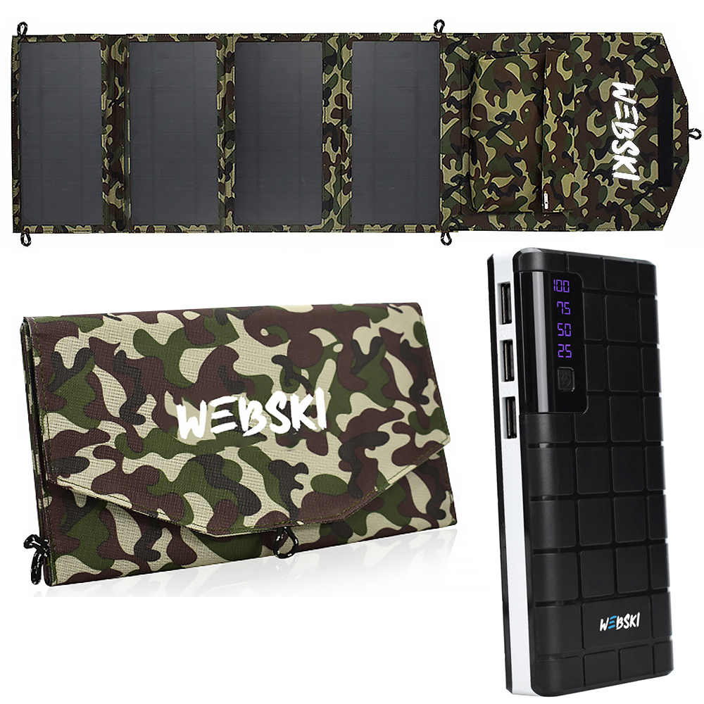 Turystyczna Ładowarka Słoneczna Mata Powerbank