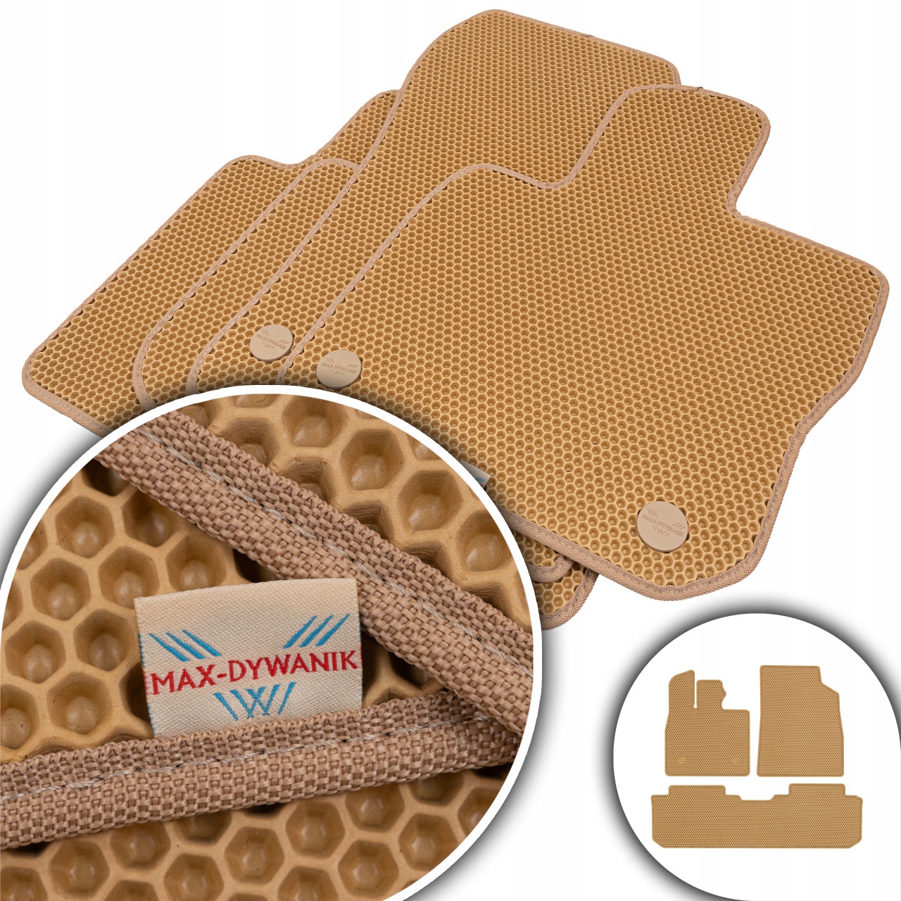 Byd Seal U DMI Crossover 2024 Koberce Eva Eternity Béžové Honey