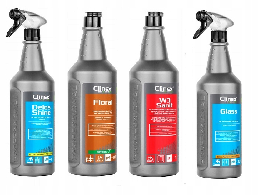 

Clinex Zestaw Floral Clinex W3 Sanit Clinex Delos
