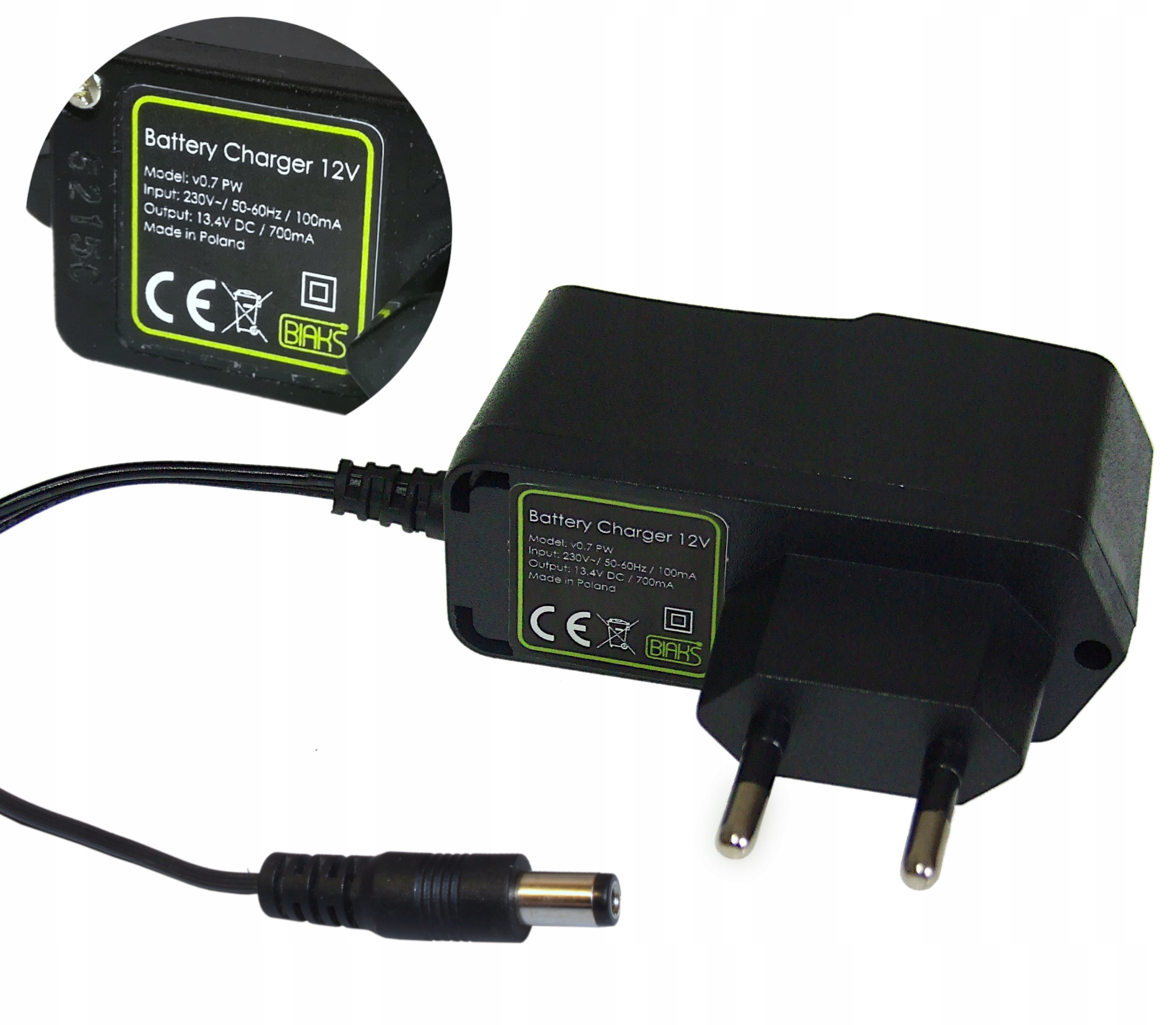 Bezobsługowy AKUMULATOR bateria AGM 12V 10Ah ups alarm zabawka + ŁADOWARKA Producent Lamex