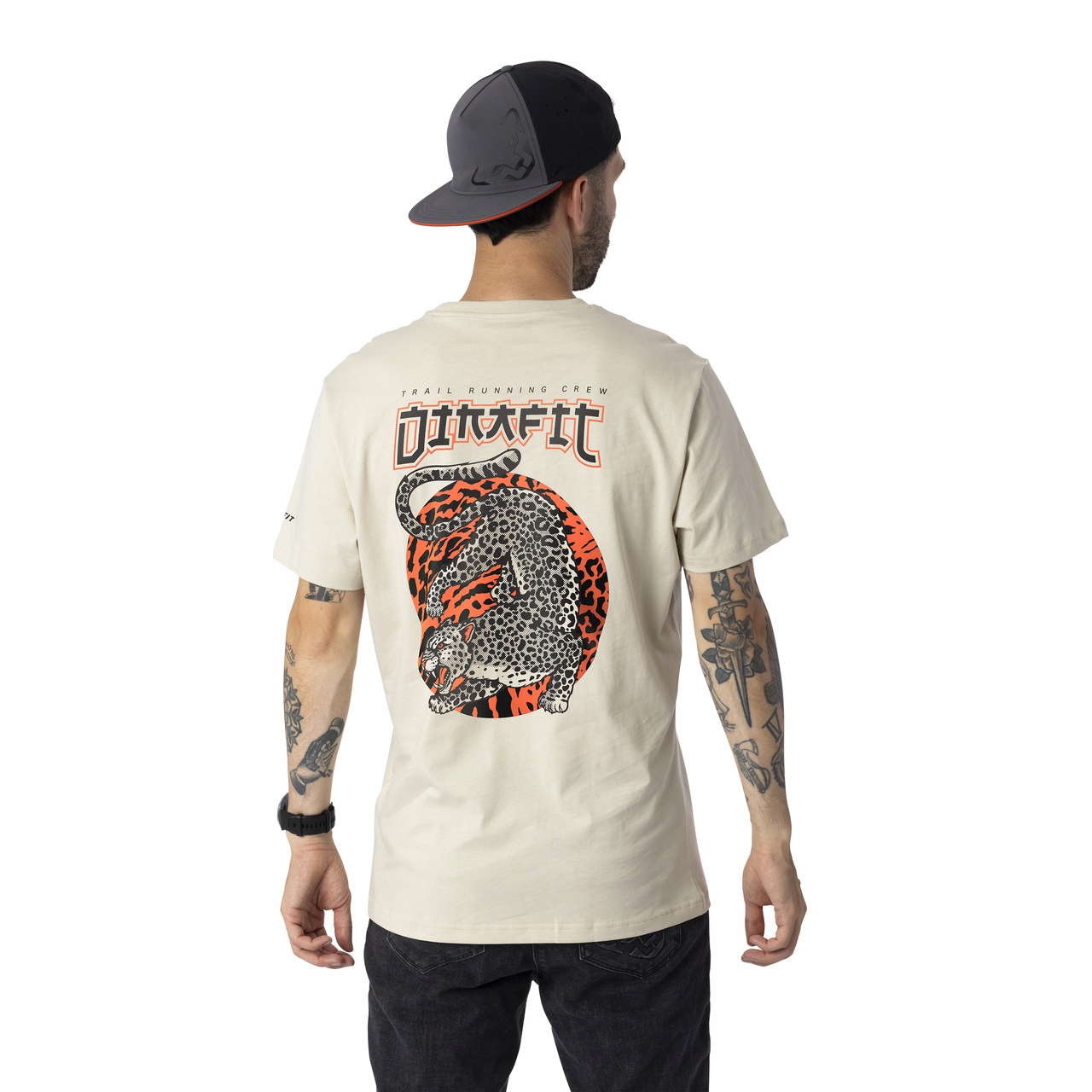 Dynafit Tričko Pánské 24/7 Graphic 7961 Overcast Trail Crew Leo L