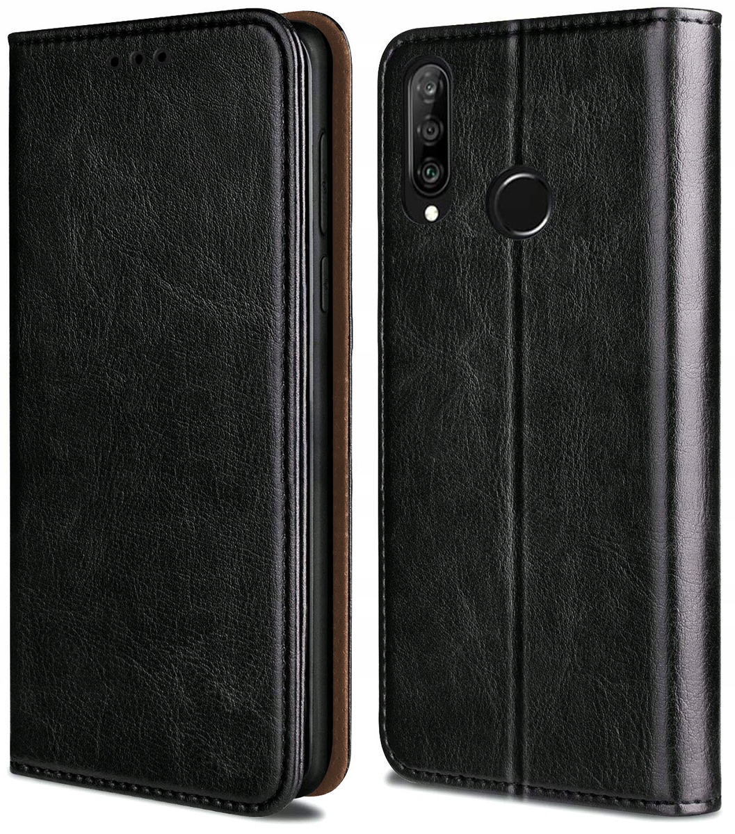 

Etui Skórzane Portfel Szkło 9H do Huawei Y6P