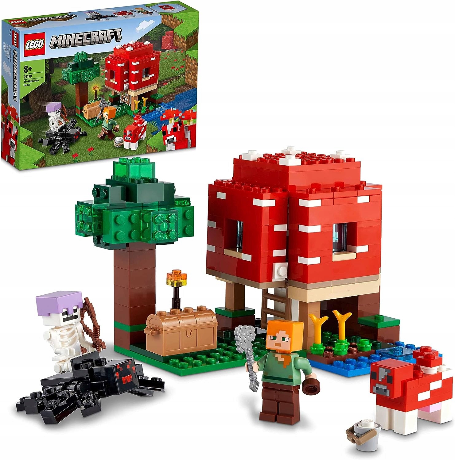 LEGO MAINCRAFT DOM W GRZYBIE DOMEK KLOCKI 8+ Numer produktu 211798