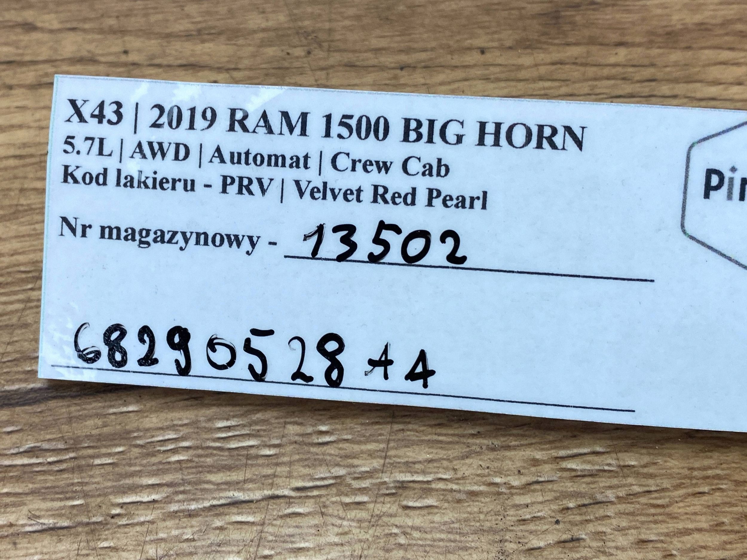 Sonda lambda Ram 1500 DT 2019+