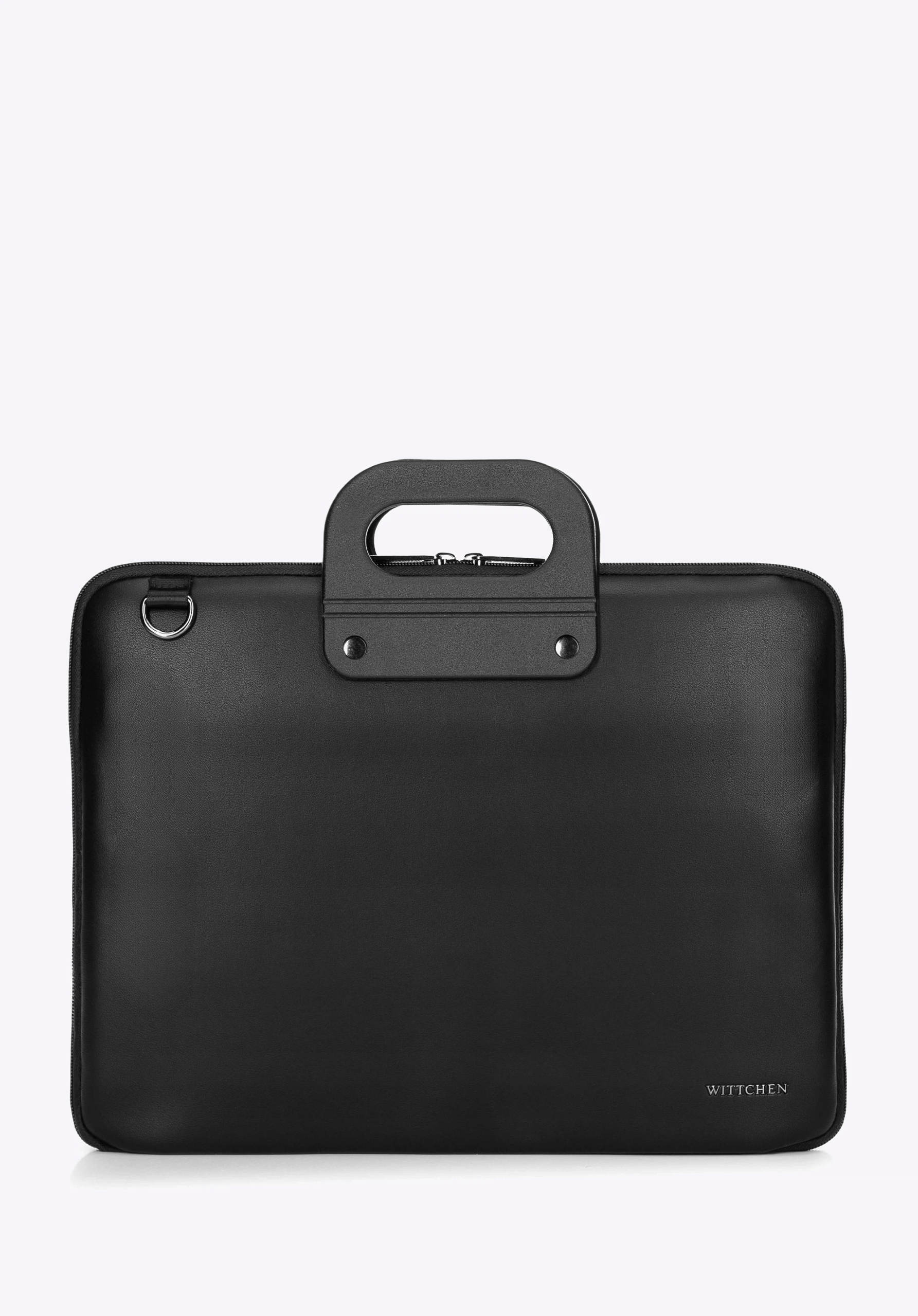 Wittchen 100-3P-902-1 Taška na notebook z umělé kůže 15", černá, elegantní