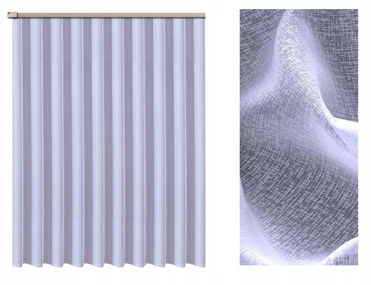 

Firanka Fantazyjna Sable 121/330 Biały Obciążnik