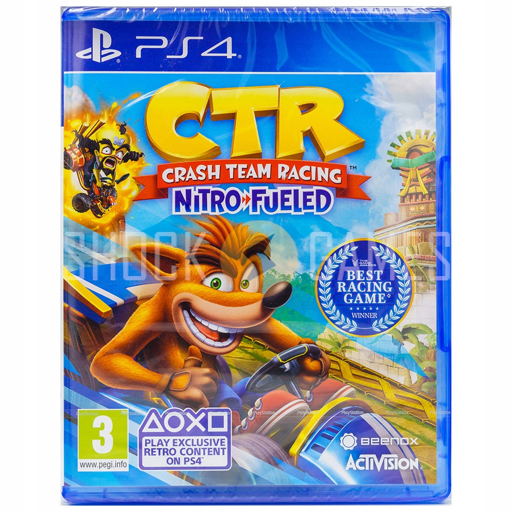 CTR CRASH TEAM RACING NITROFUELED ___ PS4 / PS5 Stan nowy 127,90 zł
