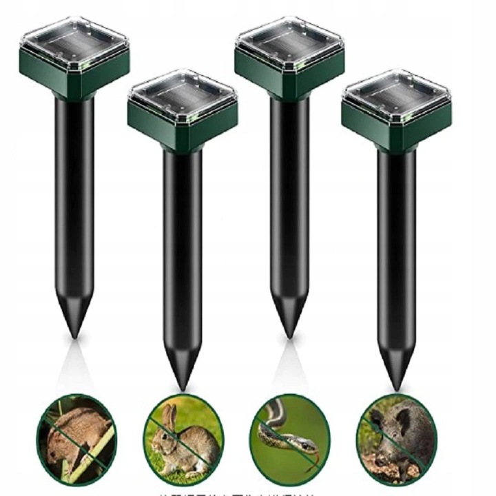 

Odstraszacz Solarny Przeciwko Gryzoniom Silny 4SZT