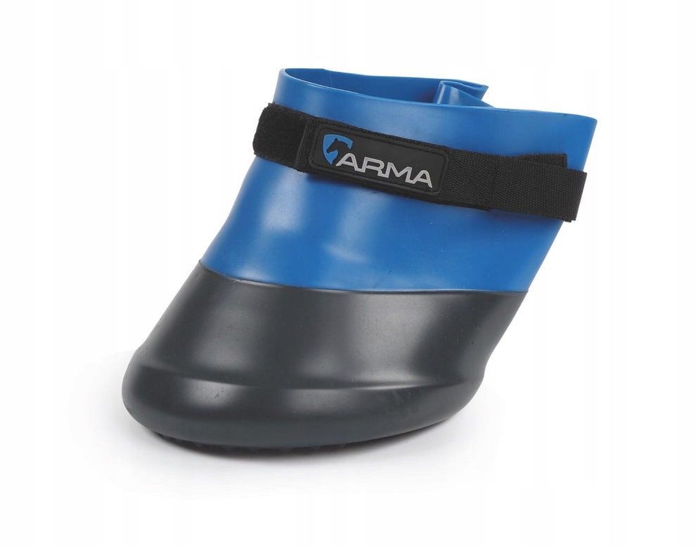 Bota pro koně Arma léčebná gumová modrá M