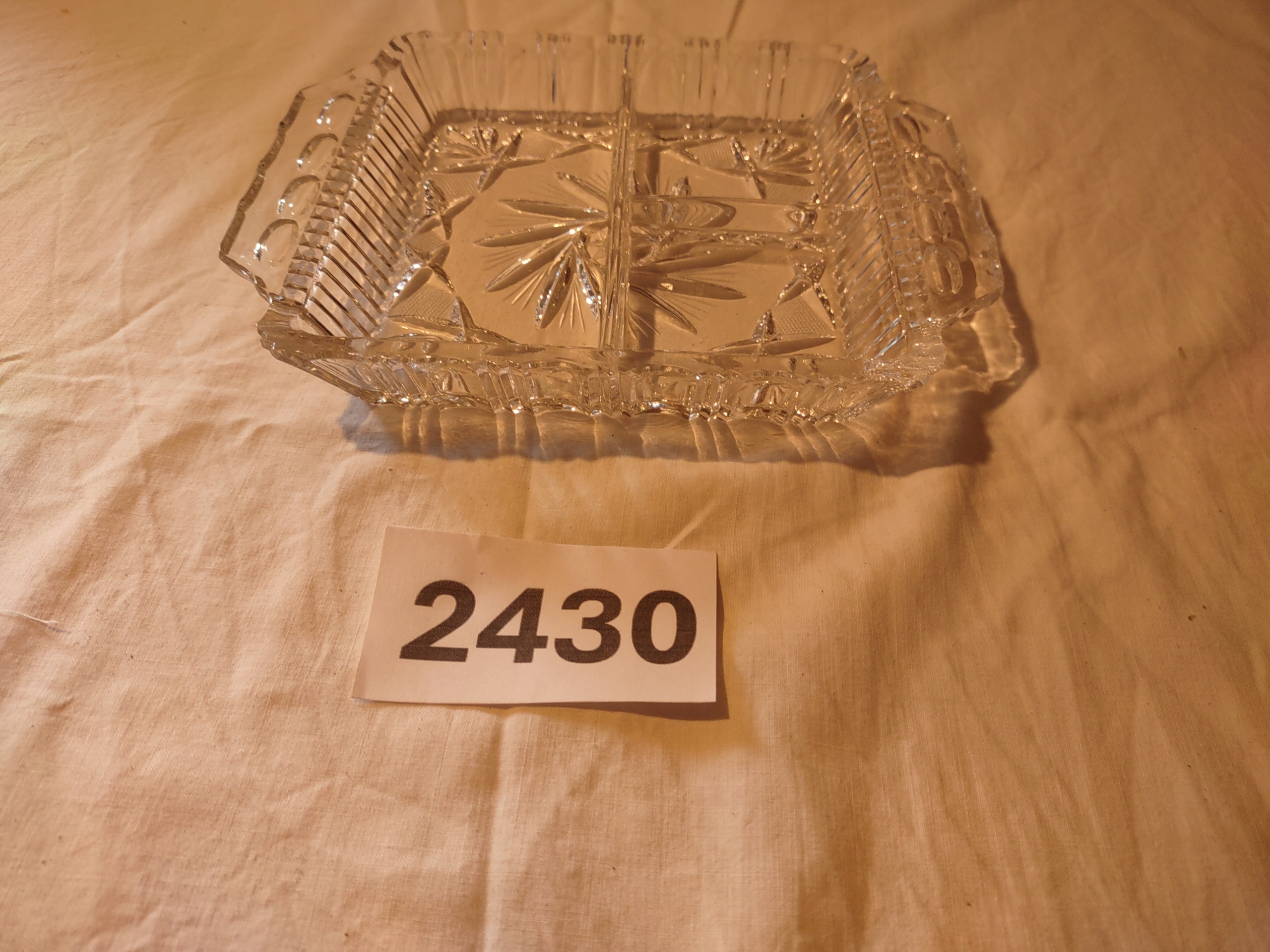 patera talerz kryształowy (2430)