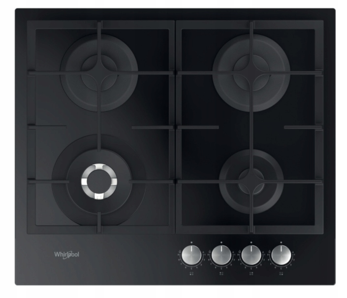 Plynová varná deska Whirlpool Aktl 629/NB hořák Wok litinové špachtle