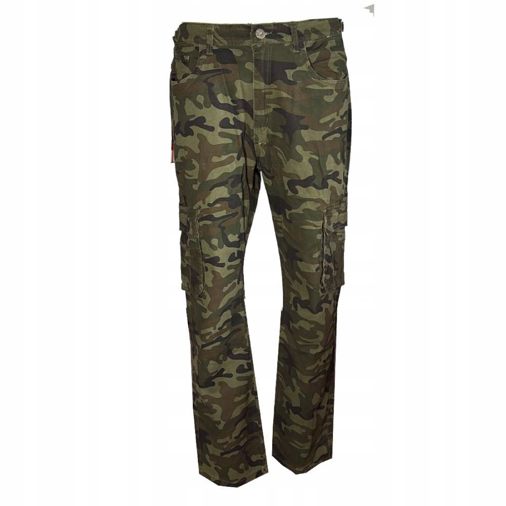 St. Leon´f kalhoty pánské DT4 L:32 kapsáče nadměrná velikost maskáče 41