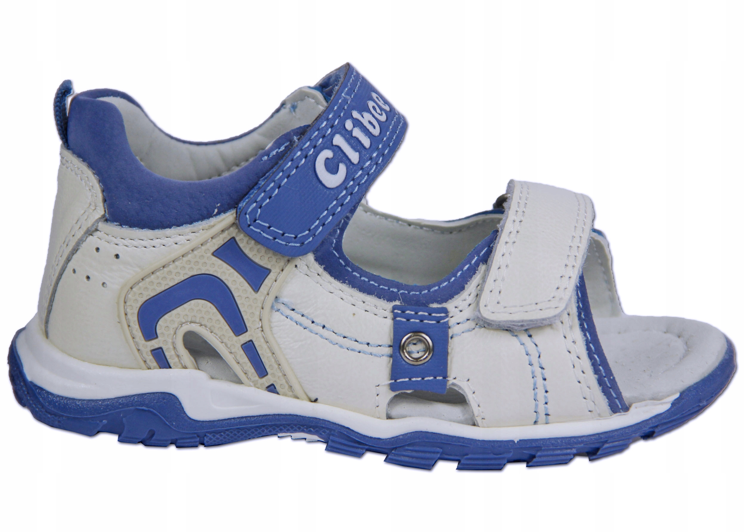 

Ecru sandałki Clibee r.27/16,7cm skóra naturalna