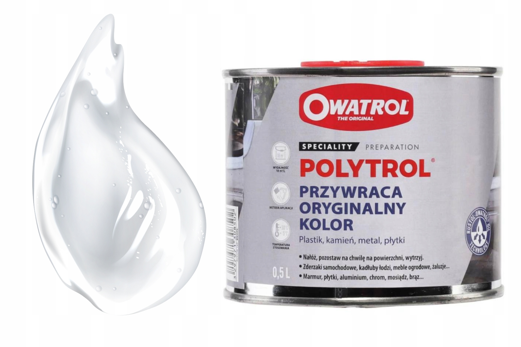 Owatrol Polytrol 500 ml – pro obnovu plastů