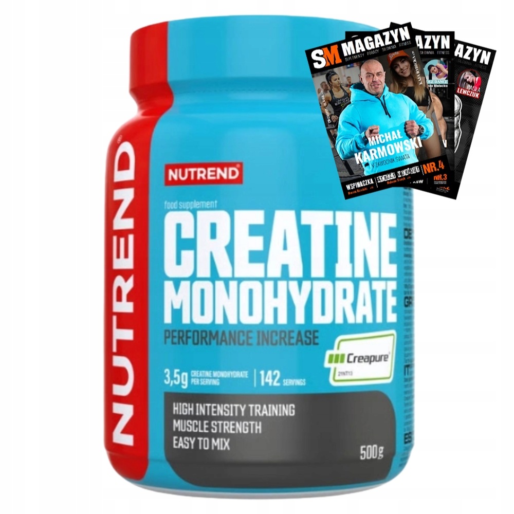 Nutrend Creatine Creapure 500 g Trénink Růst Síly Svaly Regenerace