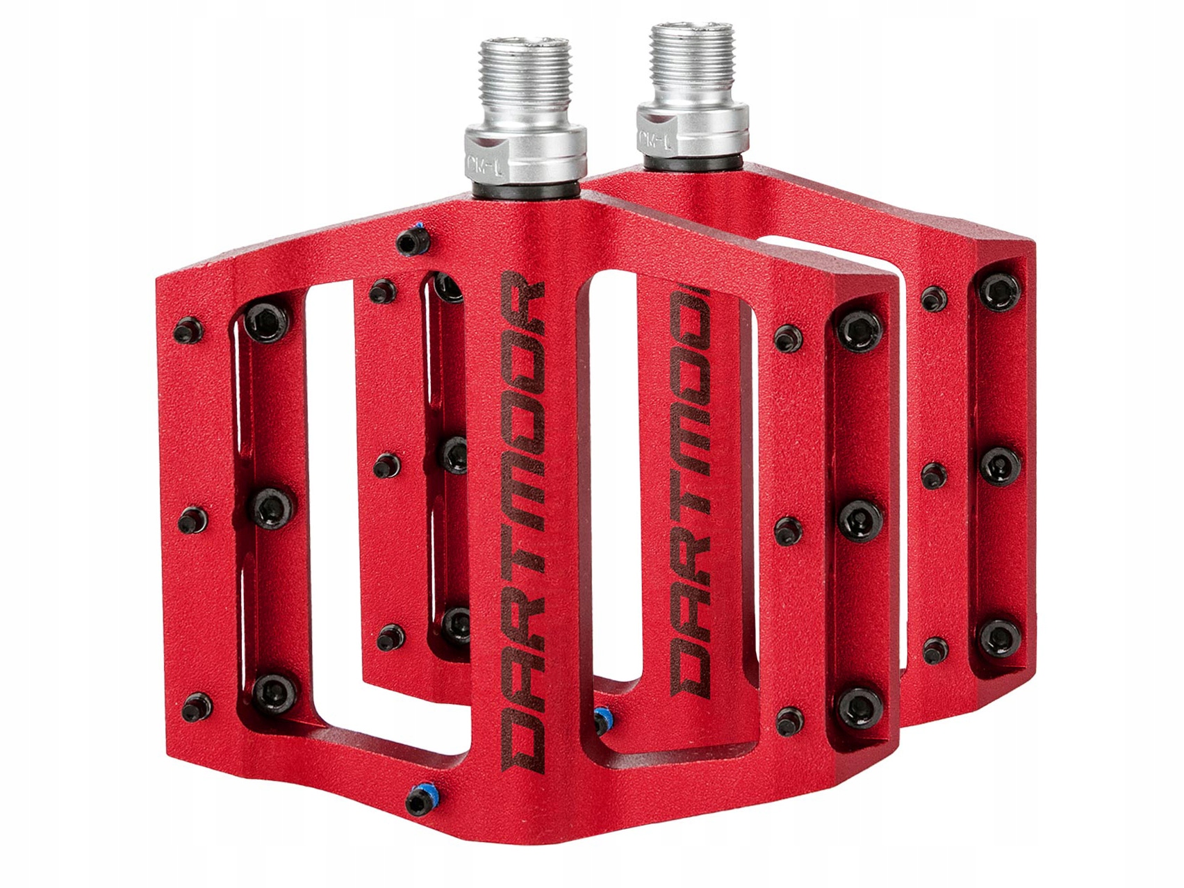 Maszynowe Pedały Platformowe Dartmoor Fever V.2 Czerwone Mtb Dh Dirt