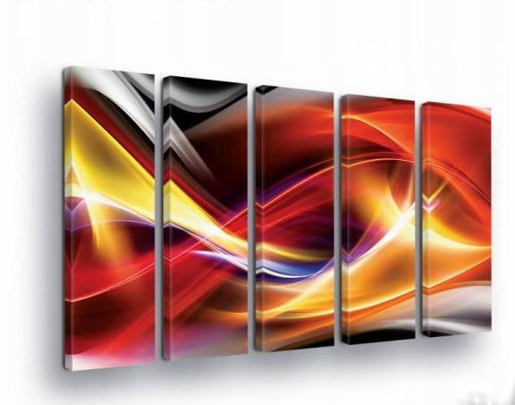 Obraz 150x100 Abstrakcia energia pohyb dynamika farba vášeň moderný