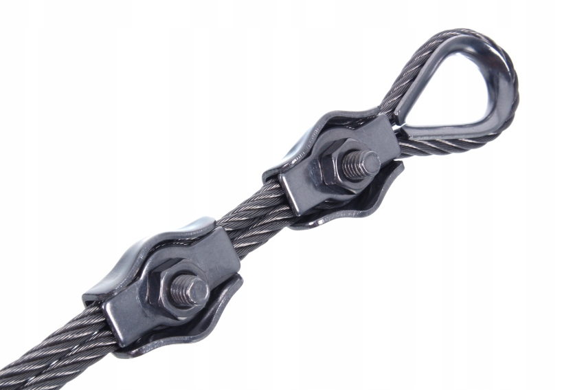 Zacisk do lin siodełkowy pojedynczy nierdzewny 5 mm Kod producenta 8304405