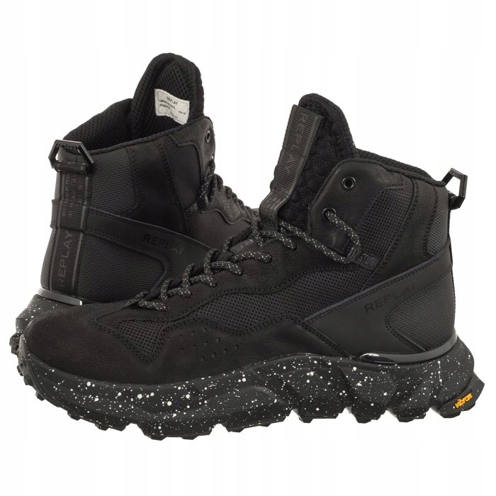 Tenisky Replay Split Moon GMS4G. Černé