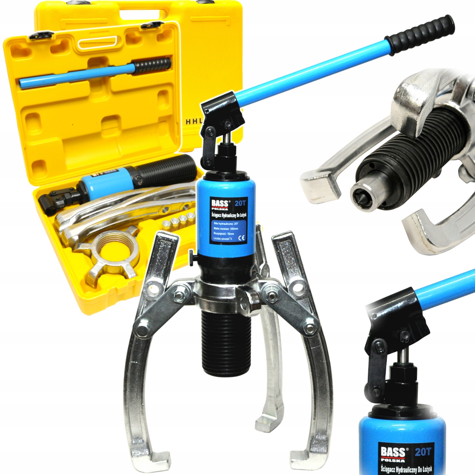 ПОЛЬСКИЙ ГИДРАВЛИЧЕСКИЙ СЪЕМНИК ПОДШИПНИКОВ СТУПИЦЫ BASS 20T