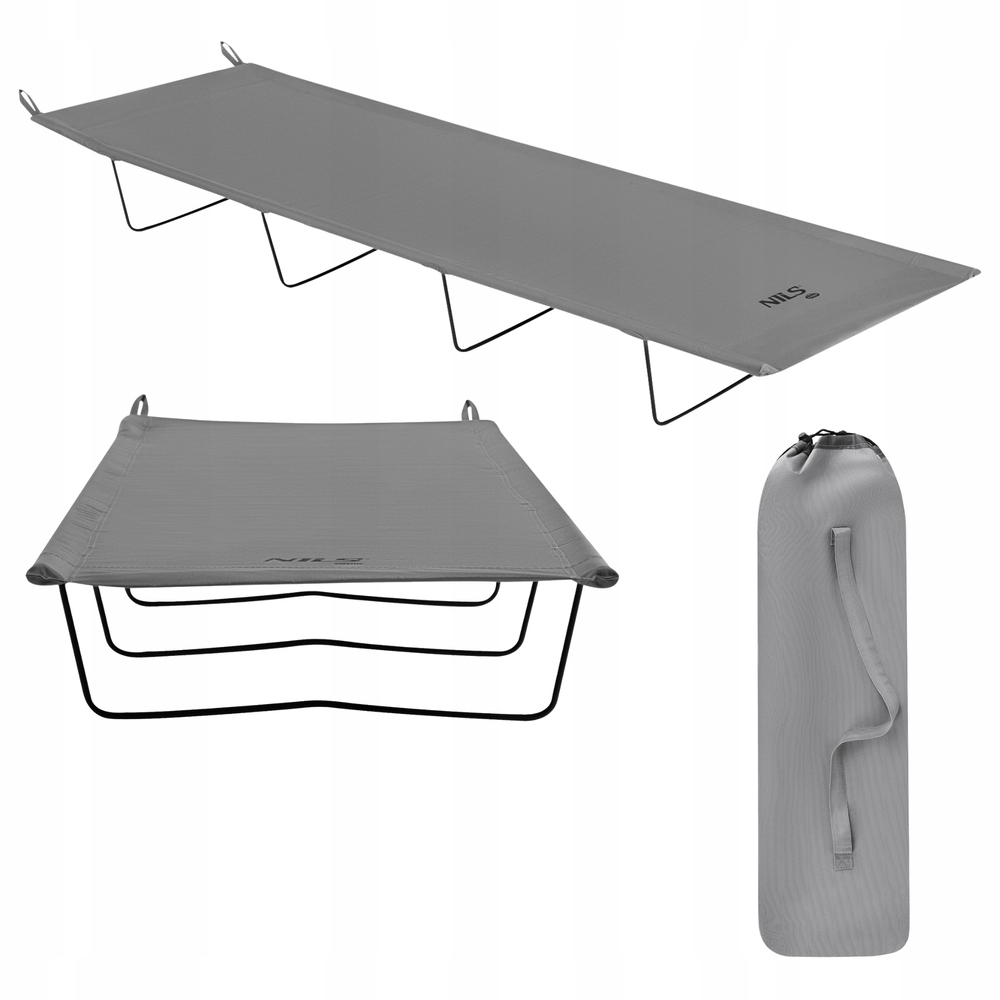 Łóżko Składane Polowe Kempingowe Turystyczne Leżak Leżanka Do 150 kg Nils