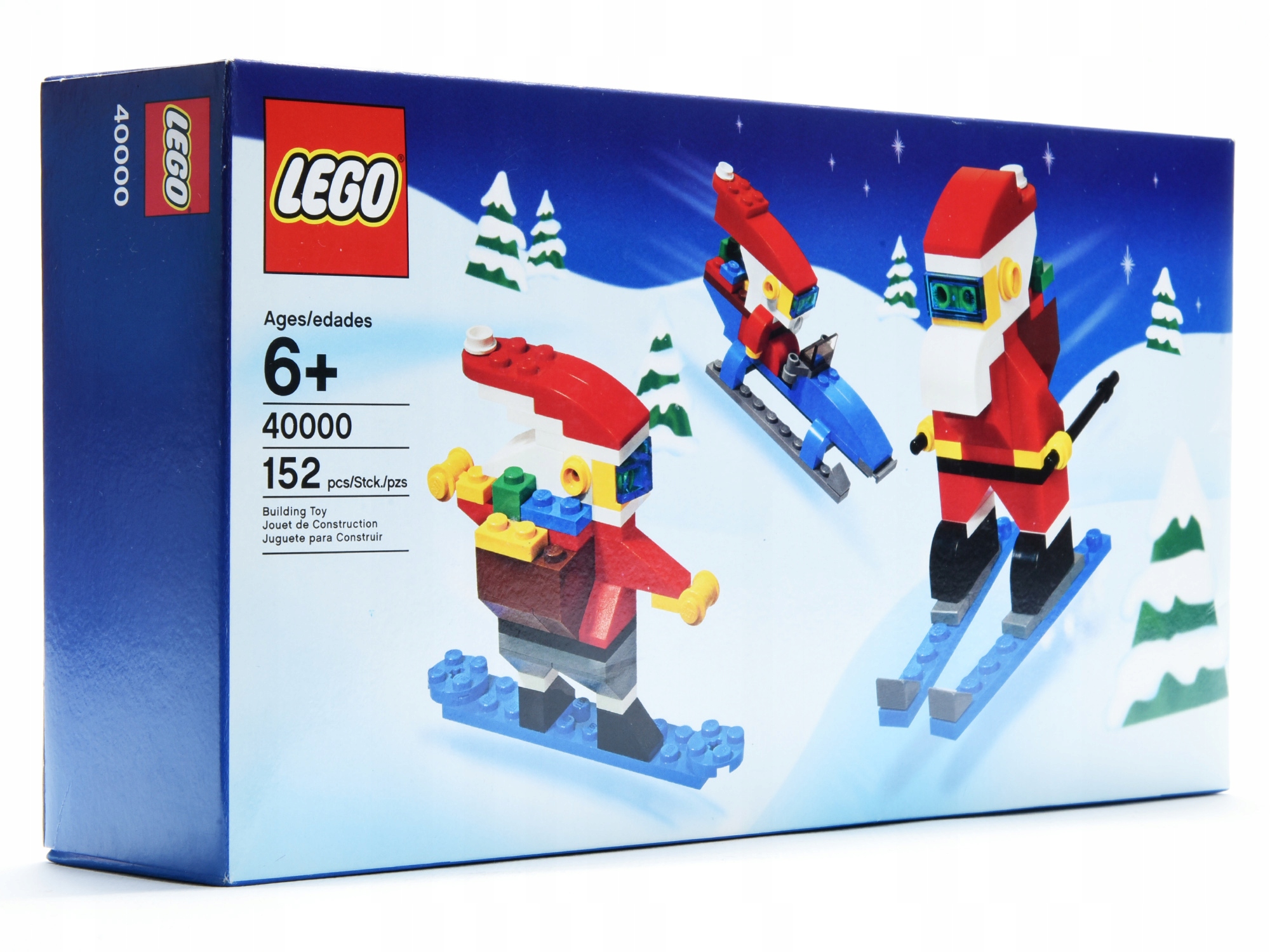 LEGO Boże Narodzenie 40000 3 Święte Mikołaje na Stoku Narciarskim MISB 2009