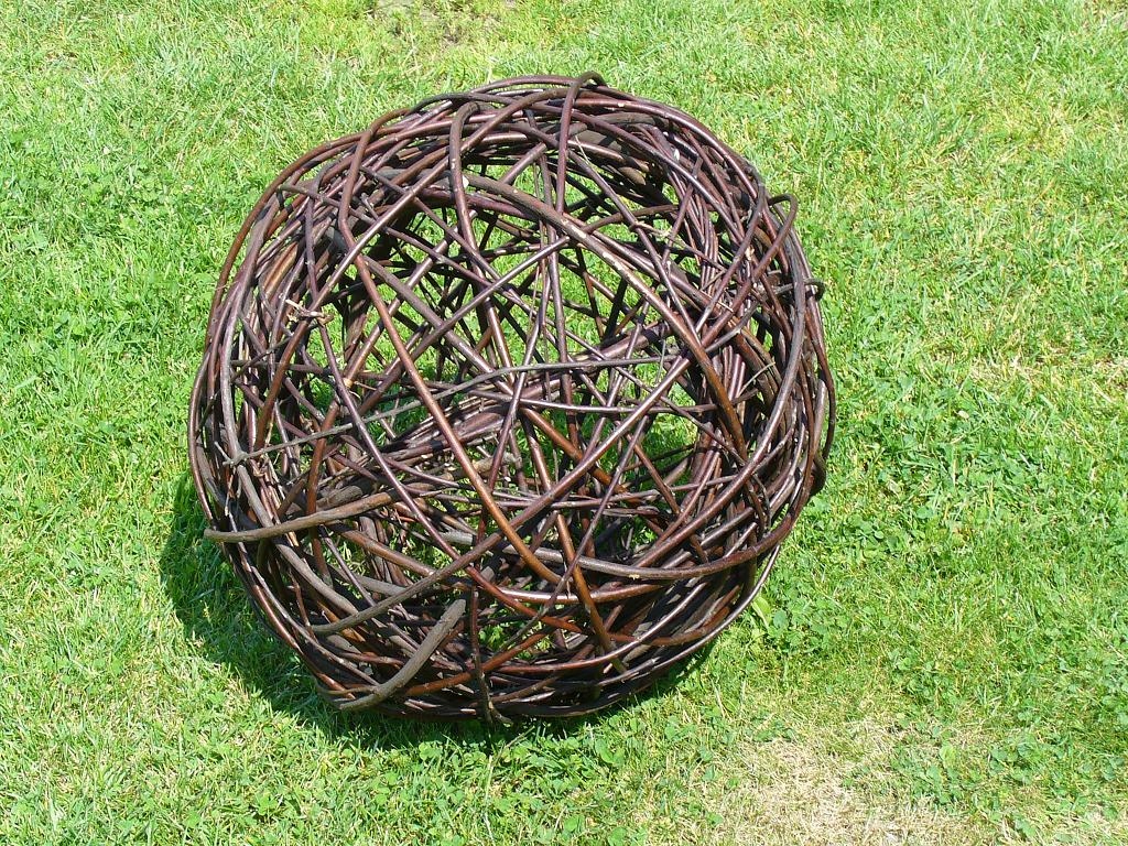 KULA WIKLINOWA OZDOBNA DO OGRODU, Z WIKLINY 40cm Rodzaj dekoracja