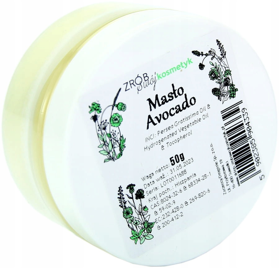 

Masło Awokado Rafinowane 50g Zrób Swój Kosmetyk