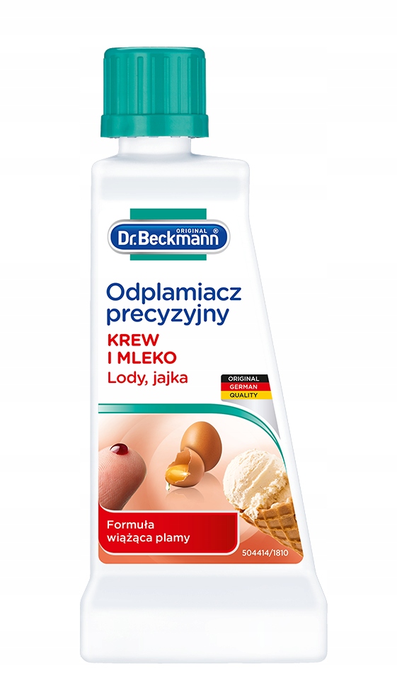 

Dr. Beckmann Odplamiacz Krew Mleko Lody Jaja 50 ml