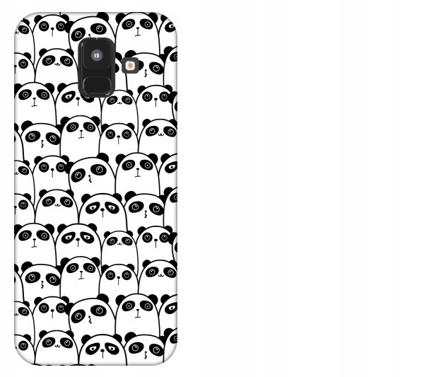 

Etui pokrowiec Samsung Galaxy A6 2018 Pandy smiesz