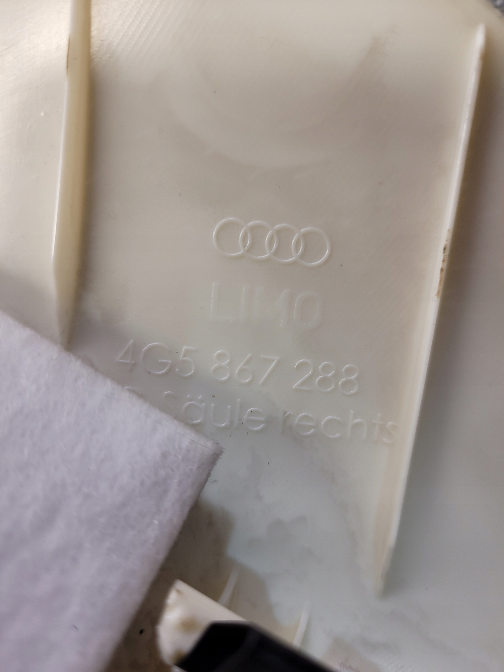 BLENDE ABDECKUNG SLUPKA RECHTS HECK AUDI A6 C7 4G5867288