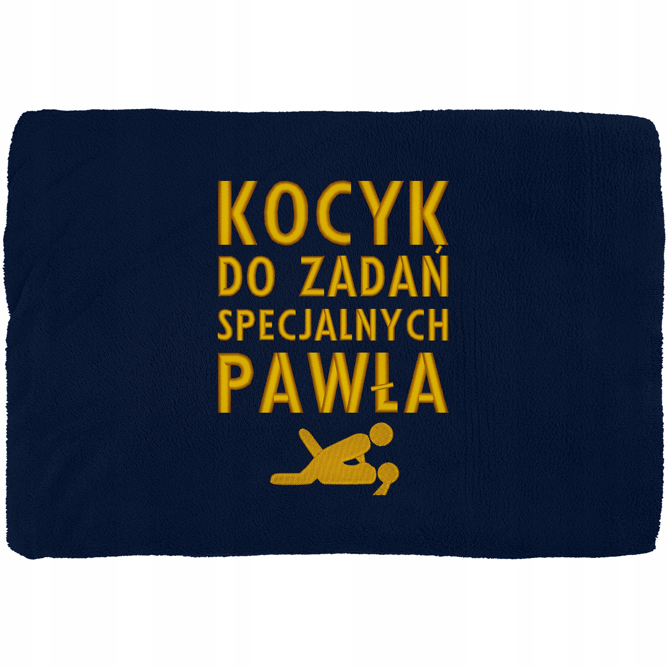 

Duży Koc Z Haftem Imię 130x170
