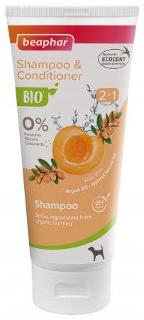 

Beaphar Bio organiczny Szampon z odżywką 2w1 dla p