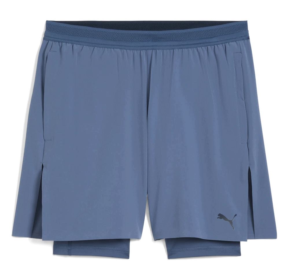 Spodenki Męskie Puma 2 w 1 Szorty Treningowe z Getrami 2in1 dryCELL XL