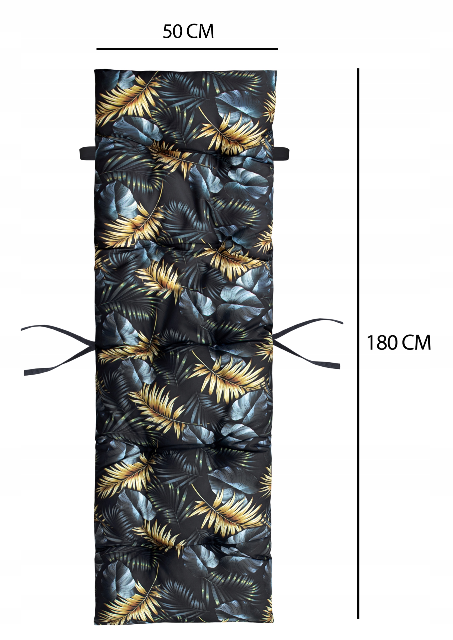 DUŻA WODOODPORNA PODUSZKA NA LEŻAK OGRODOWY SIEDZISKO DO HUŚTAWKI OGRODOWEJ Szerokość poduszki 50 cm