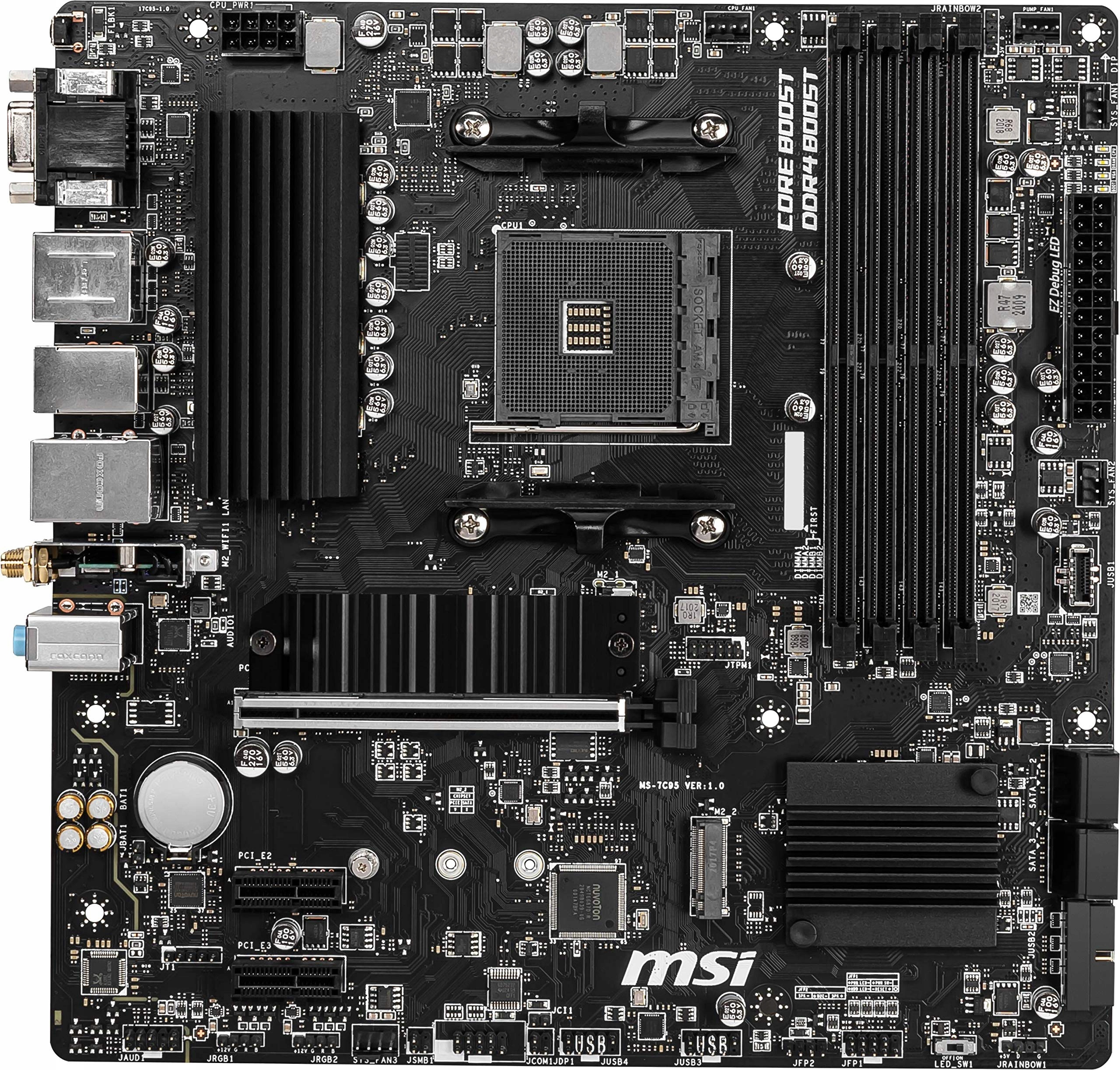 MSI B550M PRO-VDH WiFi Płyta Główna AM4 DDR4 M.2 HDMI mATX — miniatura 4