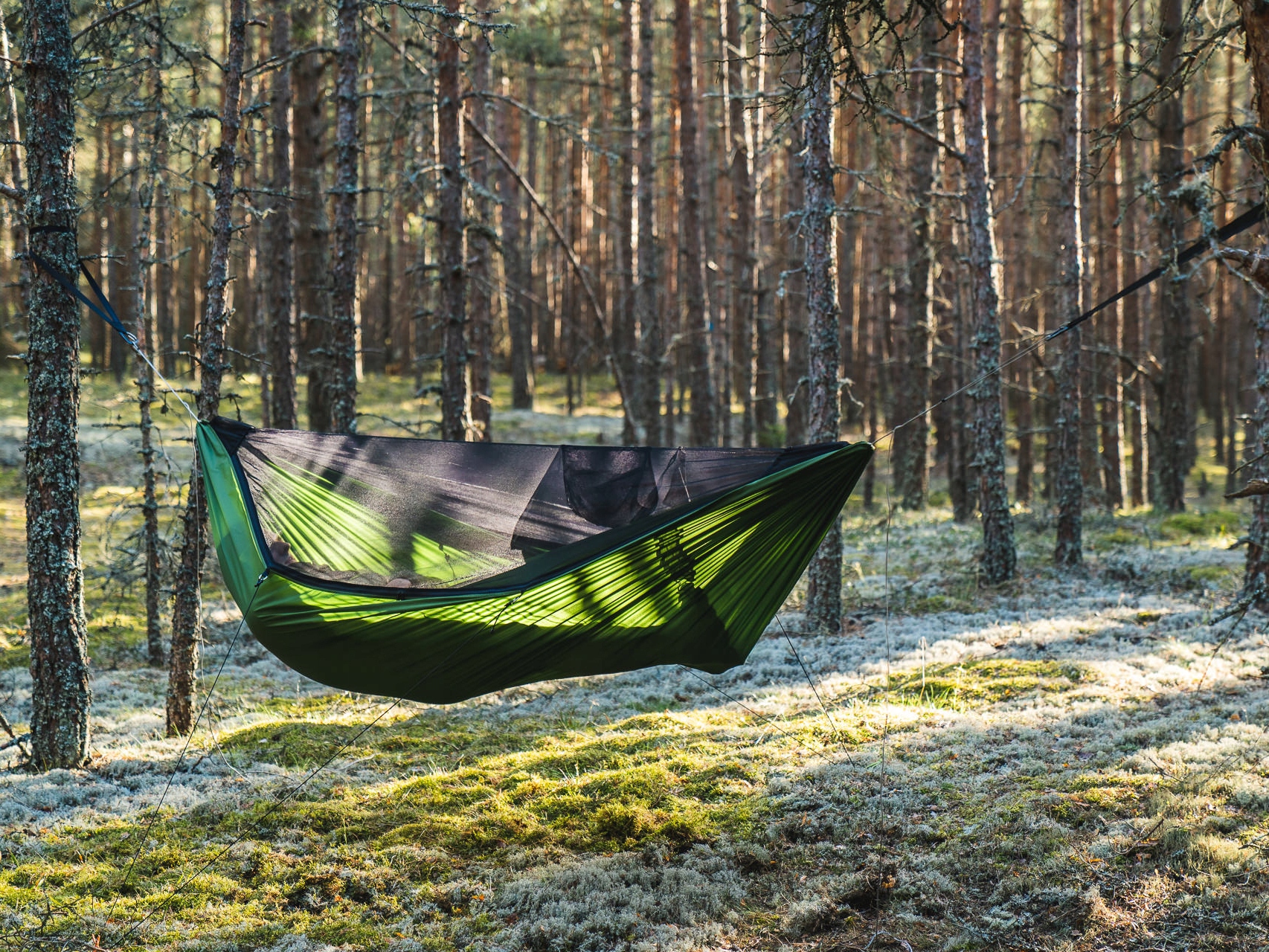 Hamak Lesovik DRAKA oliwkowy Typ materiałowy