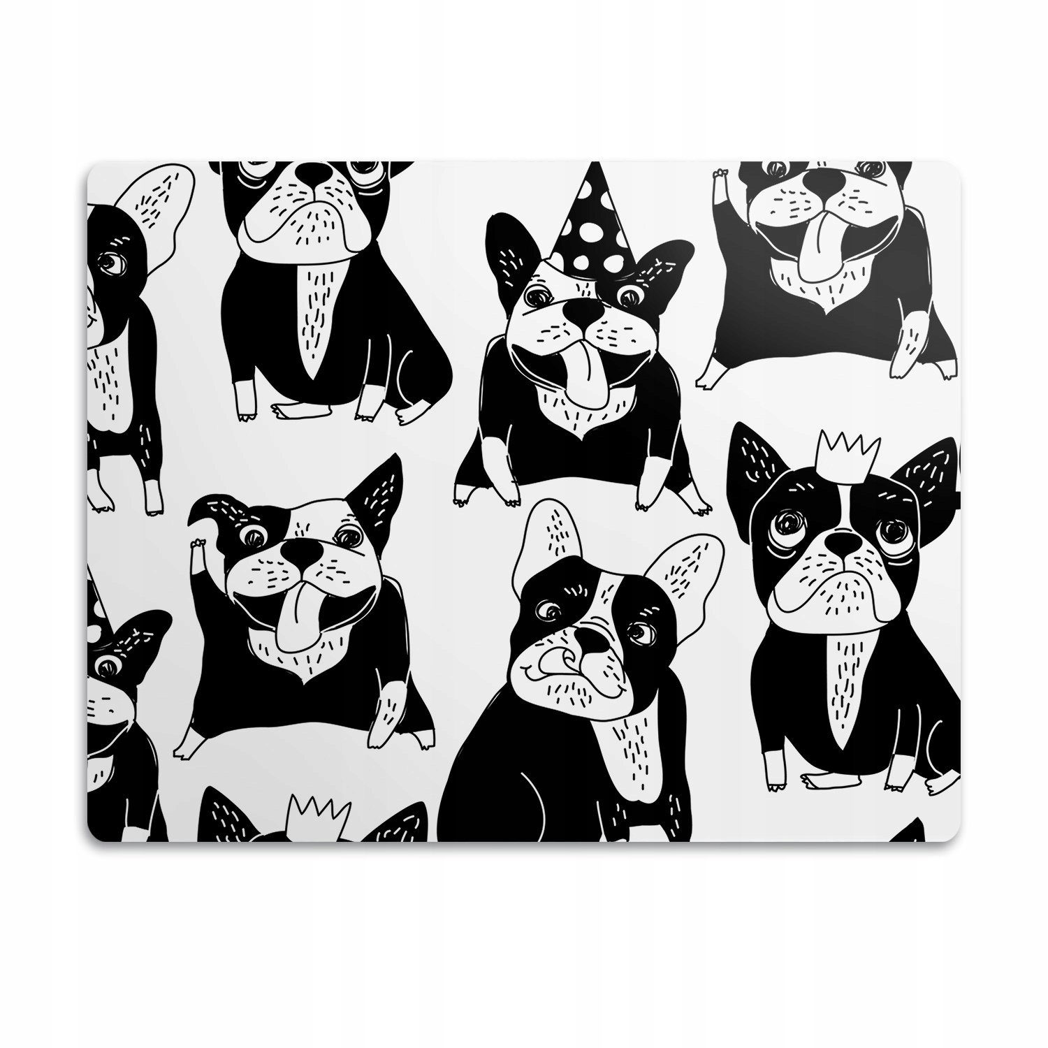 Pro psa a kočku podložka pod misku Šťastní psi 60x40